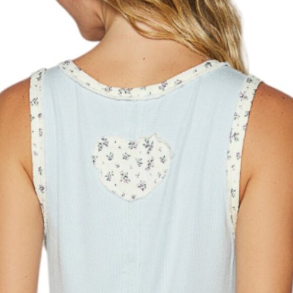 POL TANK TOP CLEAR SKY SUPER CUTE!! BLUE - Picture 5 of 5